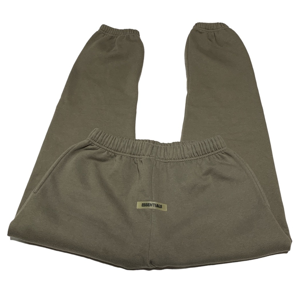 Fear Of God Essentials Greyish Green Baggy Jogger Pants Size Large